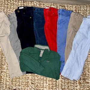 Boys size 4 pants and vinegars vines sweater